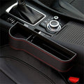 Seat Pockets PU Leather Car Console Side Organizer Pack of 1